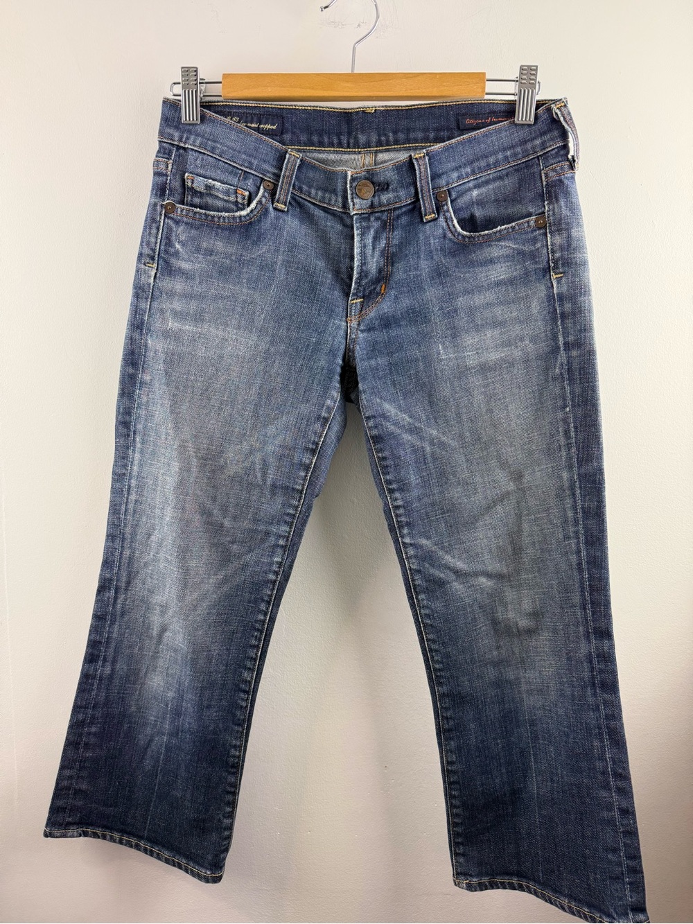 Citizens of Humanity Kelly Low Rise Cropped Jeans Size 28 Y2K Capri USA